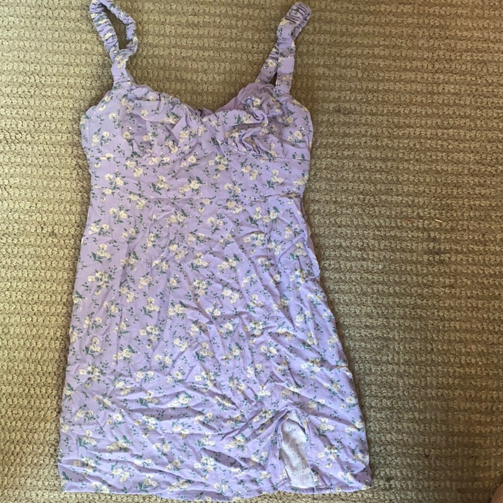Purple Aeropostale floral dress